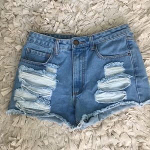 Forever 21 high waisted shorts